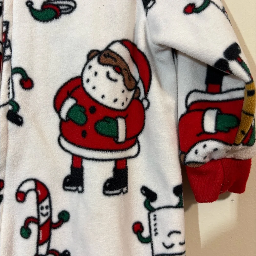 Carter's Christmas Santa Sleep and Play Unisex‎ 12 month Baby toddler full zip